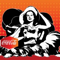 Coca-Cola Girl Vector