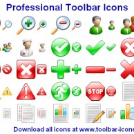 Professional Toolbar Icons